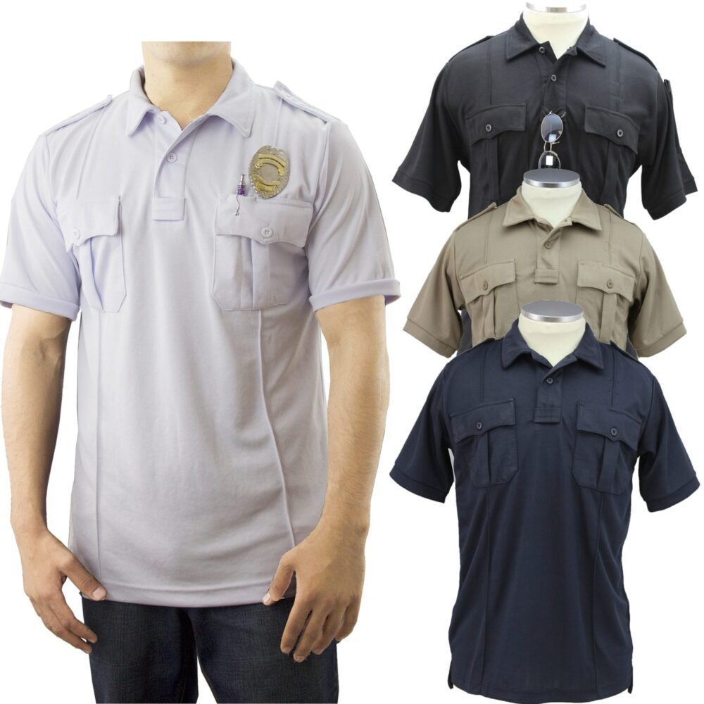 Pro-Dry Uniform Polo Shirt with Two Pockets - Discontinued