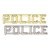 Police Collar Pin Pair - Rank Insignia