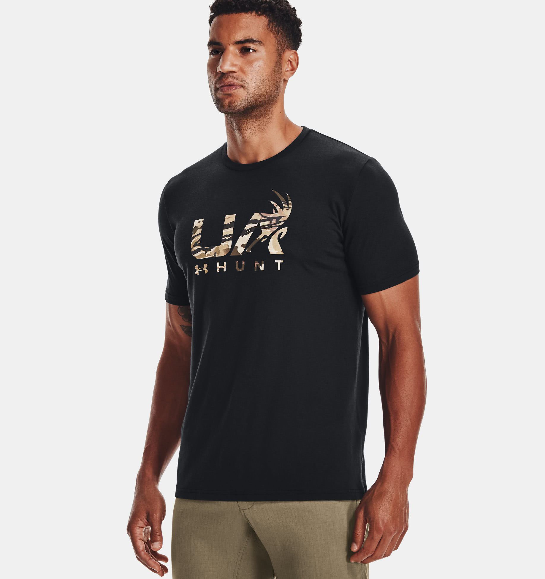 Under Armour Men's UA Antler Hunt Logo T-Shirt 1366014 - Newest Arrivals