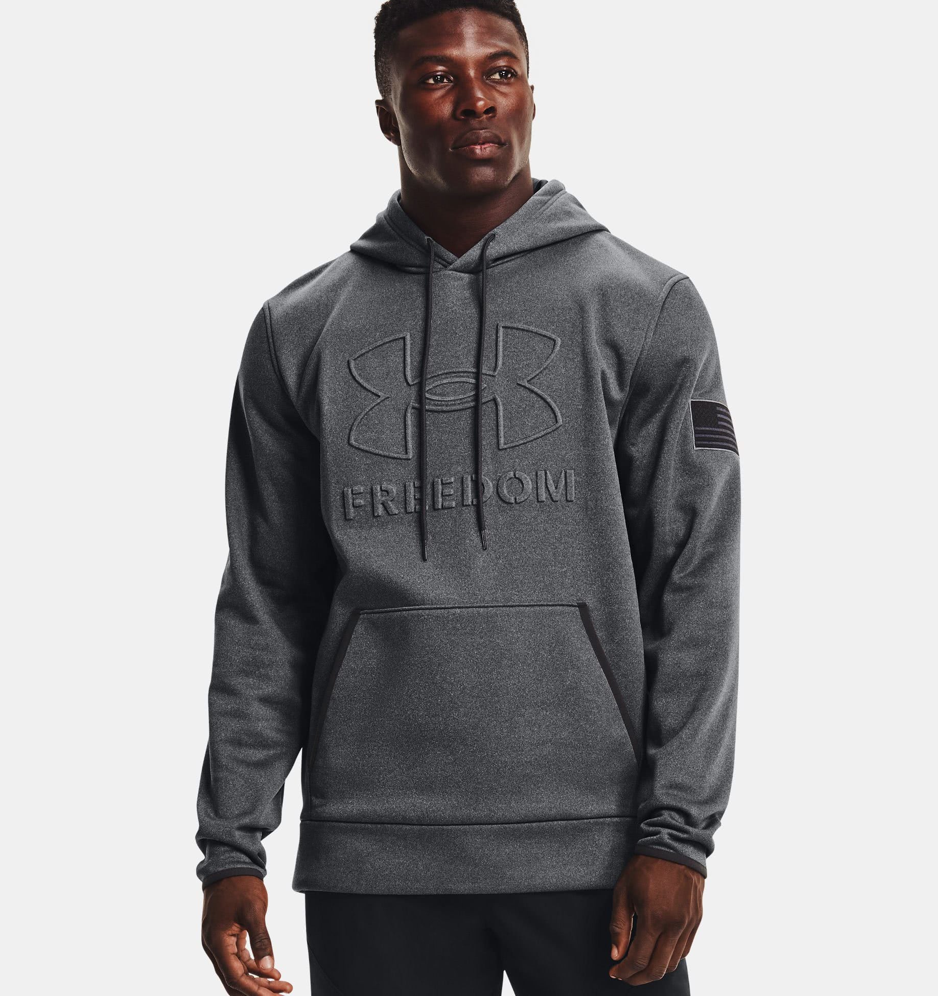 Under Armour Men's UA Freedom Emboss Hoodie 1368585 - Newest Arrivals