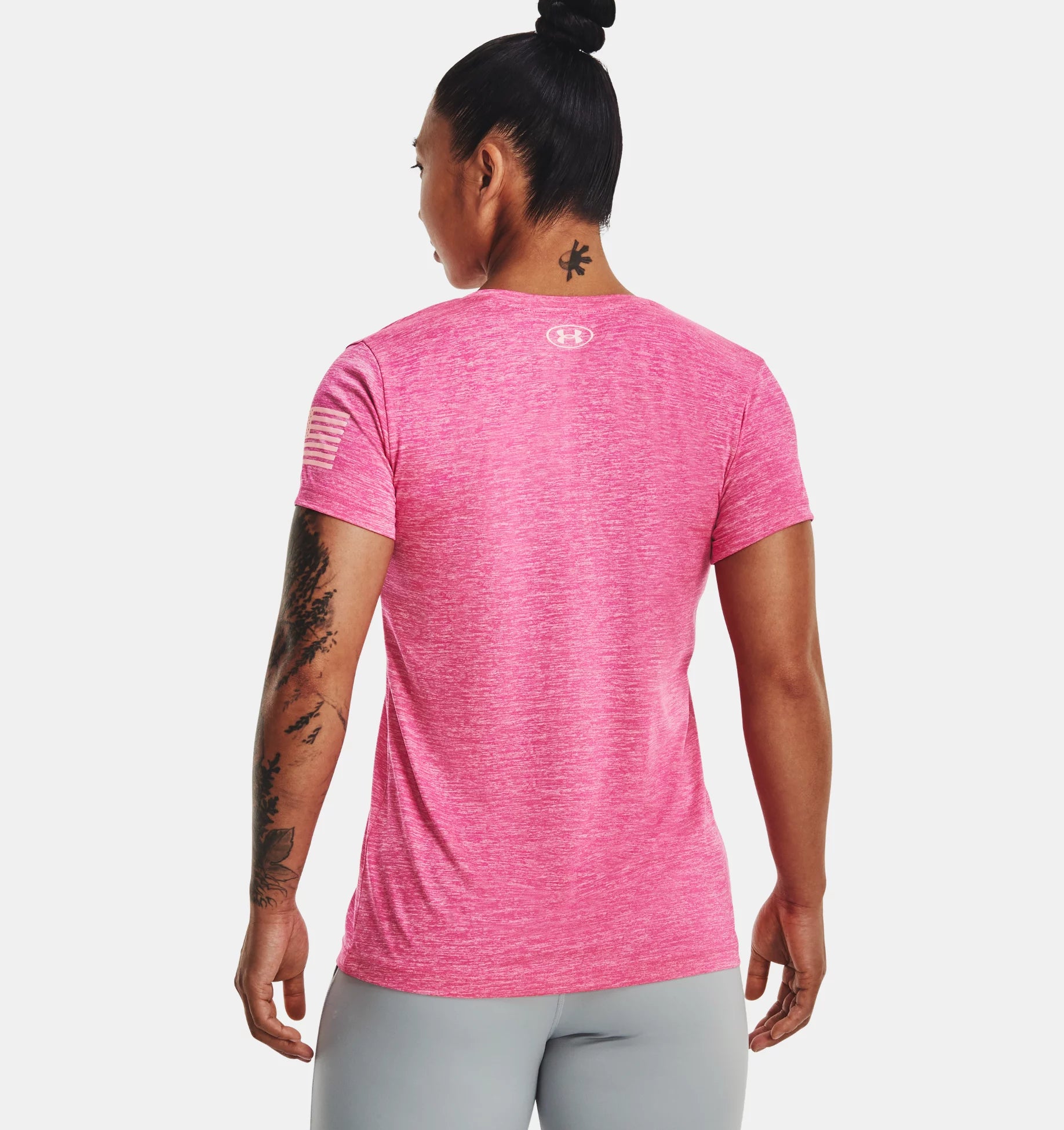 Under Armour Women's UA Tech Freedom Short Sleeve V-Neck 1369471 - T-Shirts