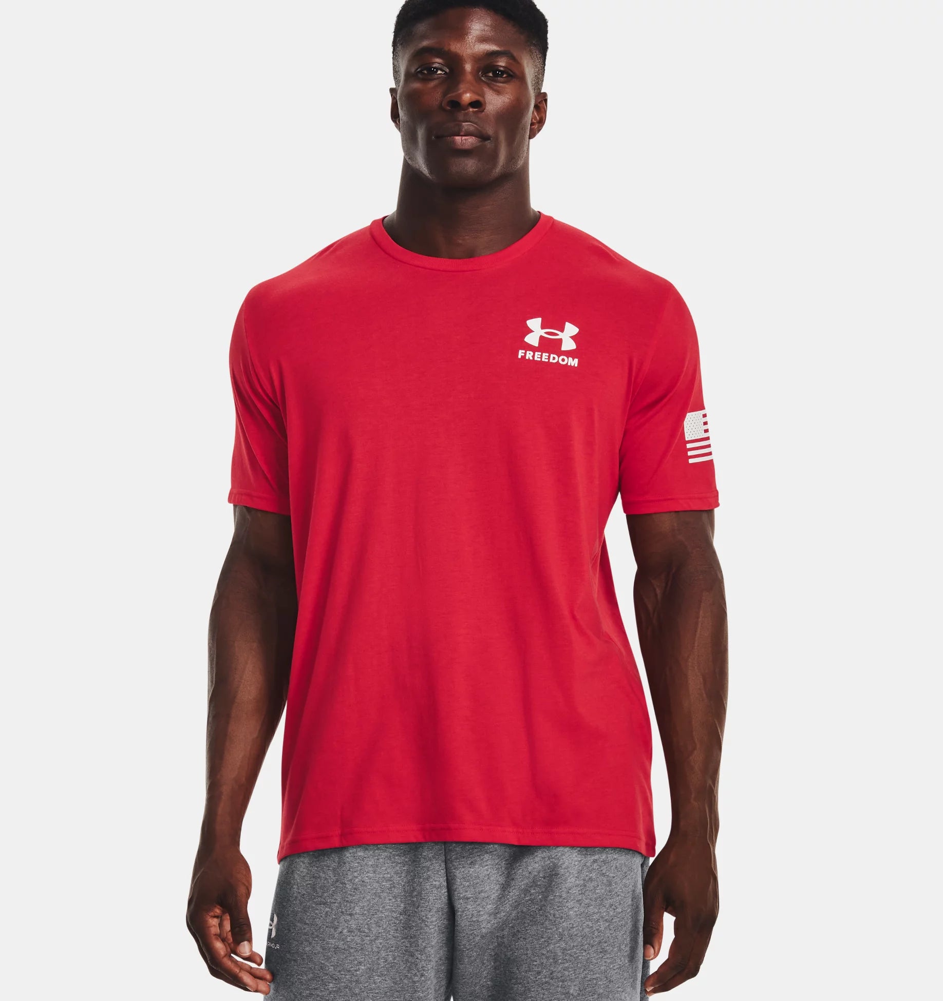 Under Armour Freedom Flag T-Shirt 1370810 - Red, M