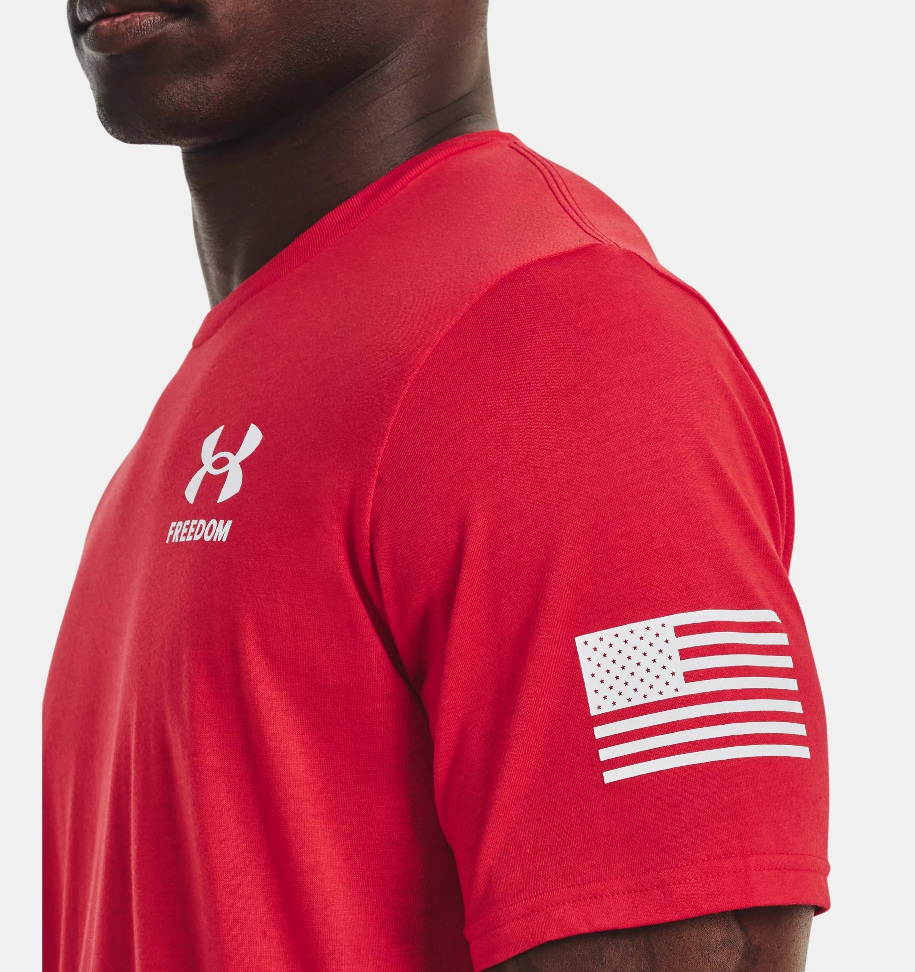 Under Armour Freedom Flag T-Shirt 1370810 - Red, M