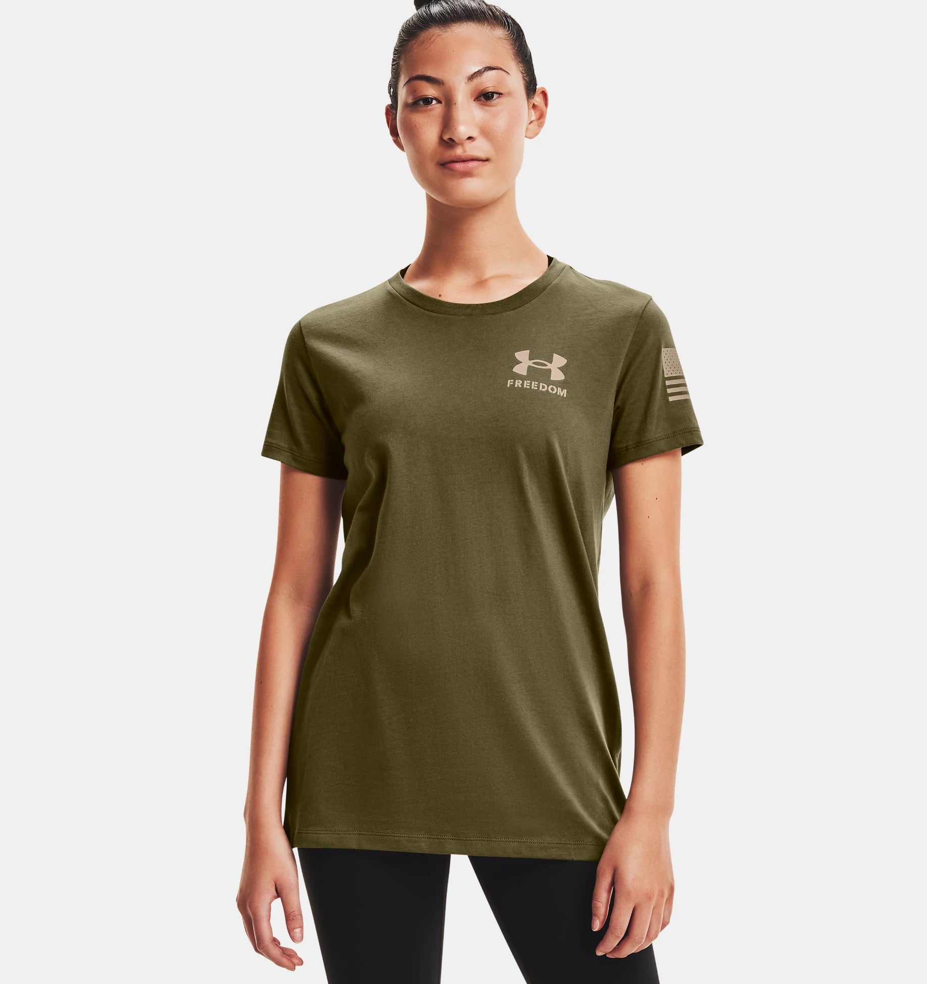 Under Armour Women's UA Freedom Flag T-Shirt 1370814 - T-Shirts