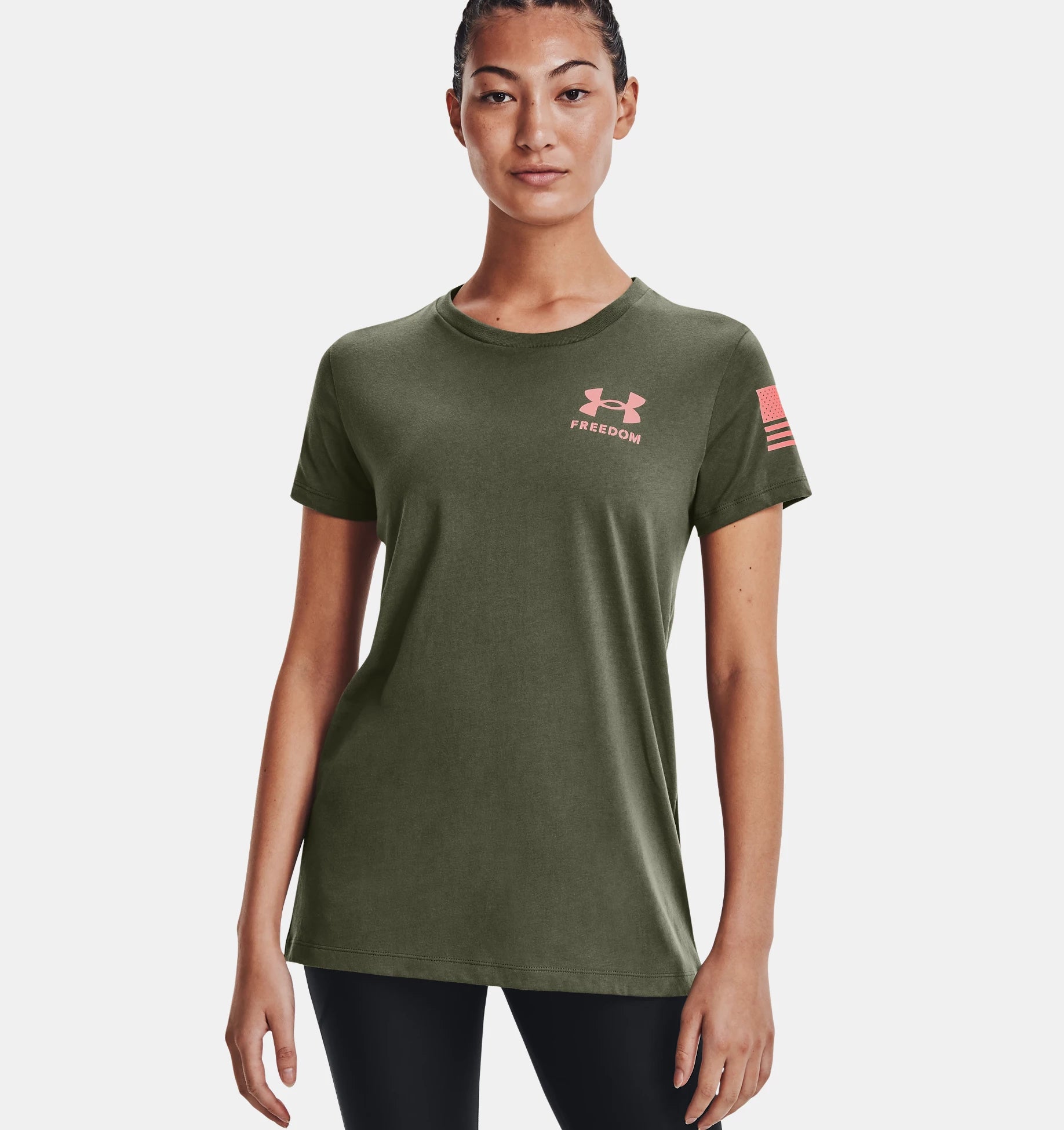 Under Armour Women's UA Freedom Flag T-Shirt 1370814 - T-Shirts