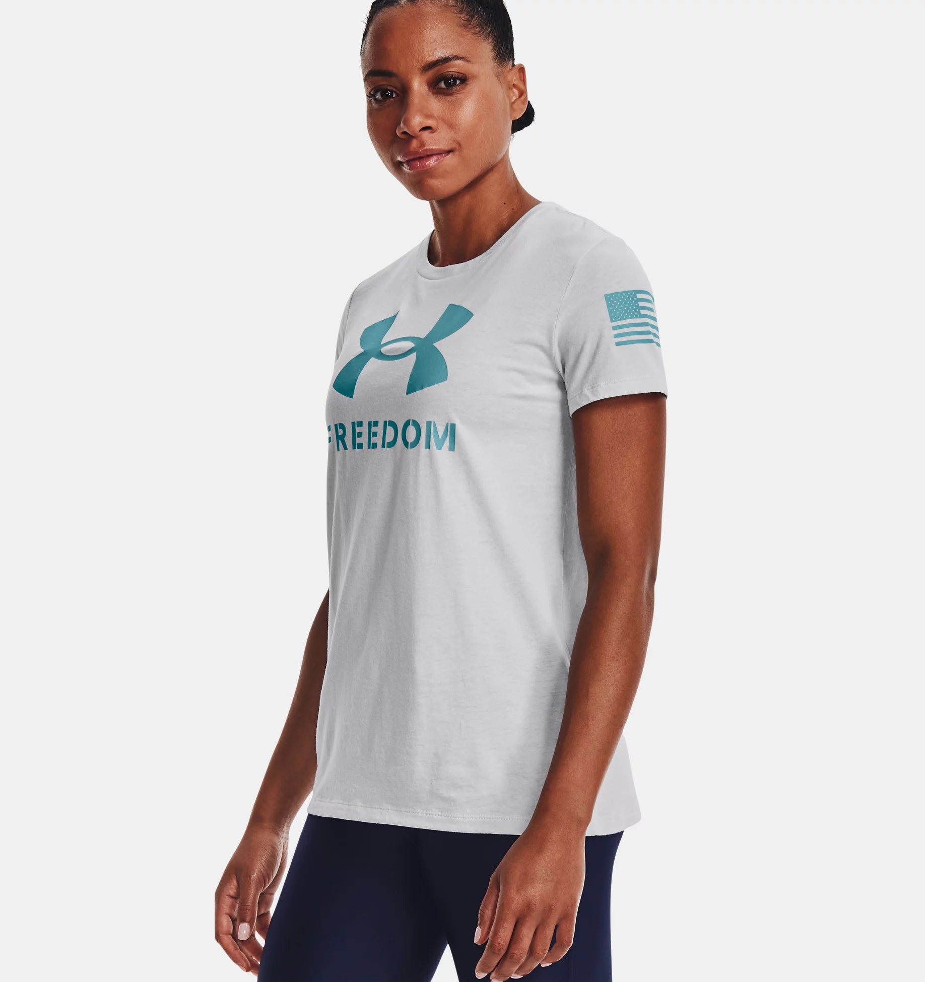 Under Armour Women's UA Freedom Logo T-Shirt 1370815 - T-Shirts