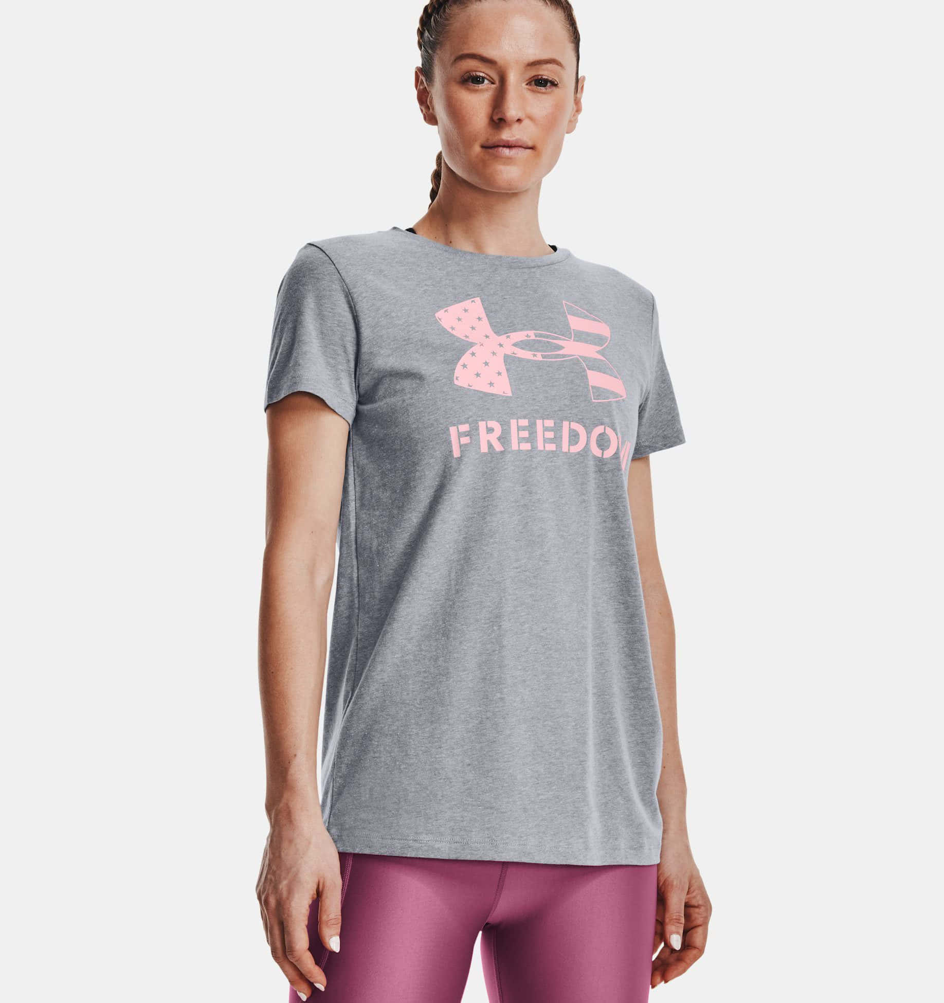 Under Armour Women's UA Freedom Logo T-Shirt 1370815 - T-Shirts
