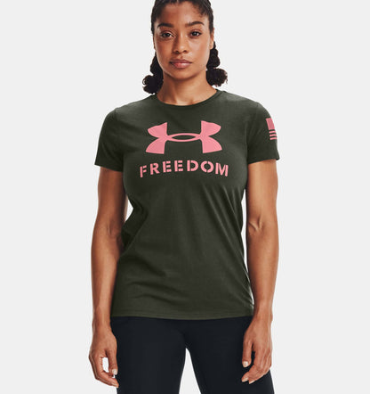 Under Armour Women's UA Freedom Logo T-Shirt 1370815 - T-Shirts