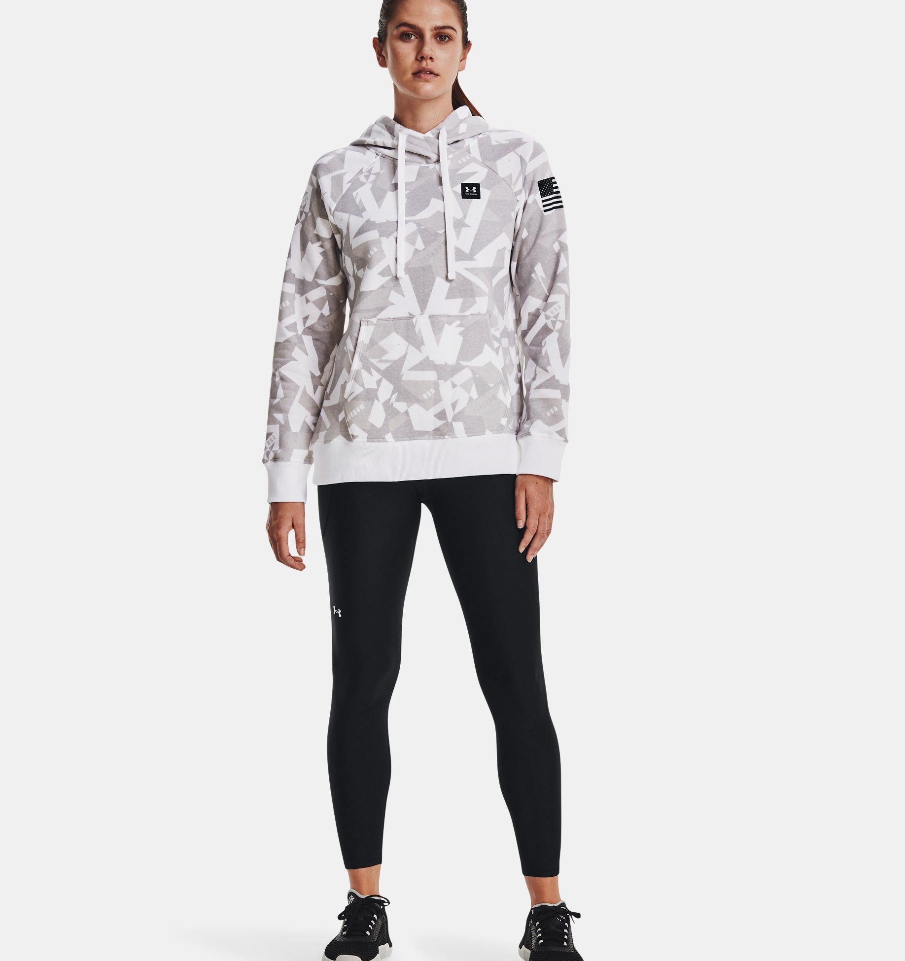 Under Armour Women's UA Freedom Rival Fleece Amp Hoodie 1373619 - Newest Arrivals