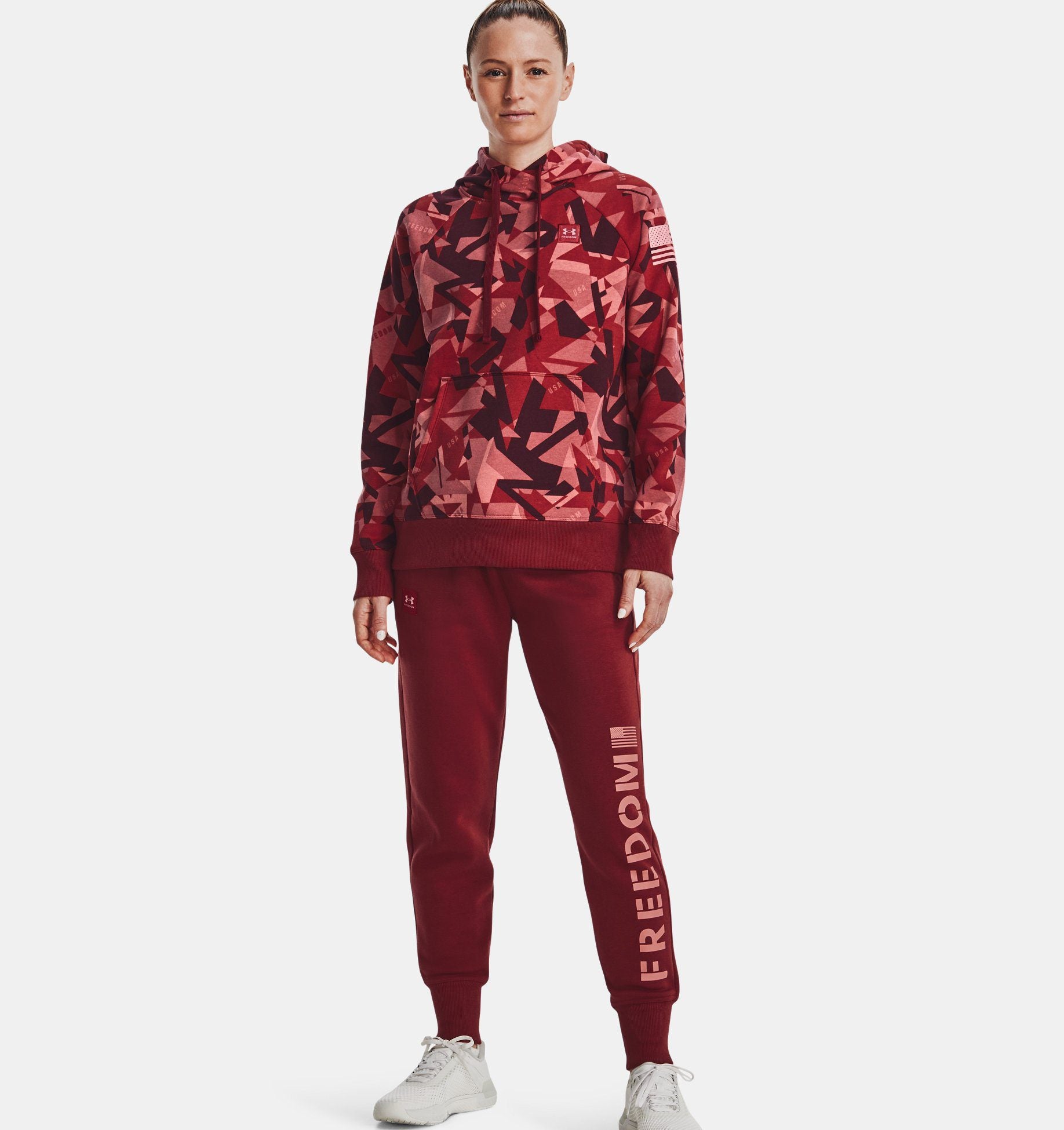 Under Armour Women's UA Freedom Rival Fleece Amp Hoodie 1373619 - Newest Arrivals