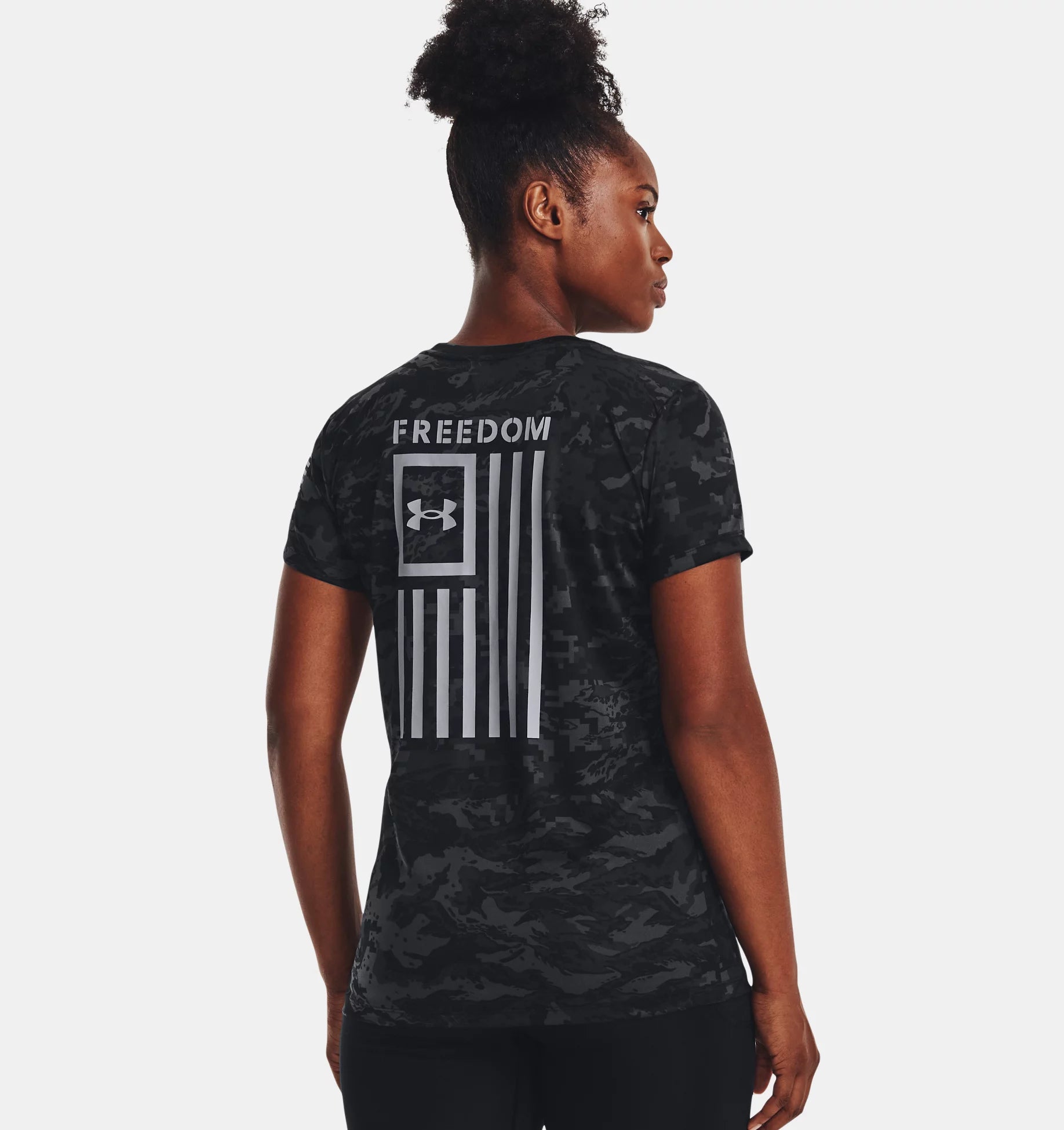 Under Armour Women's UA Freedom Tech™ Camo Short Sleeve 1373883 - Newest Arrivals