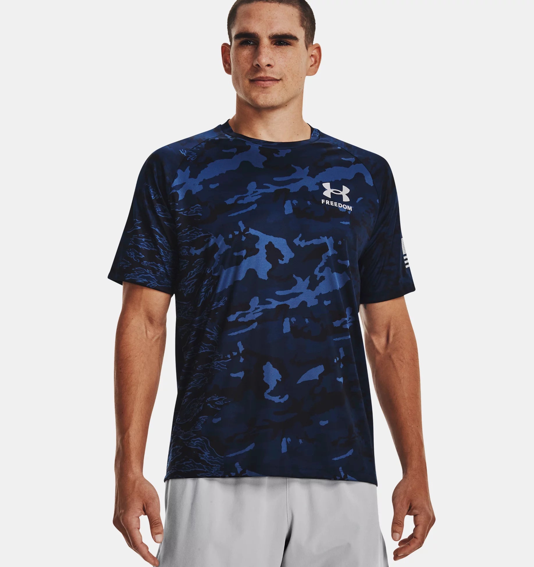 Under Armour UA Freedom Tech Camo Short Sleeve 1377055 - Newest Arrivals
