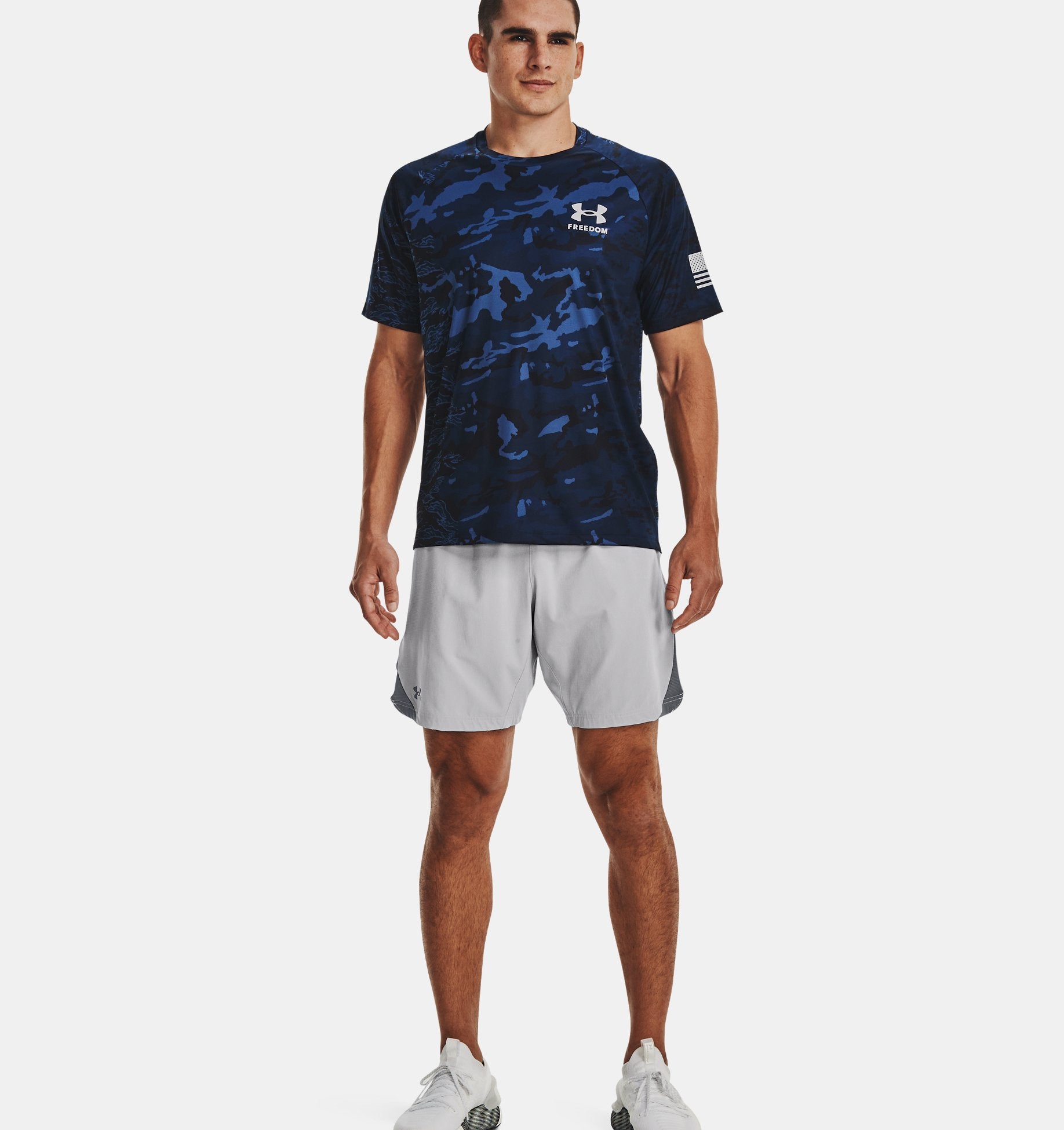 Under Armour UA Freedom Tech Camo Short Sleeve 1377055 - Newest Arrivals
