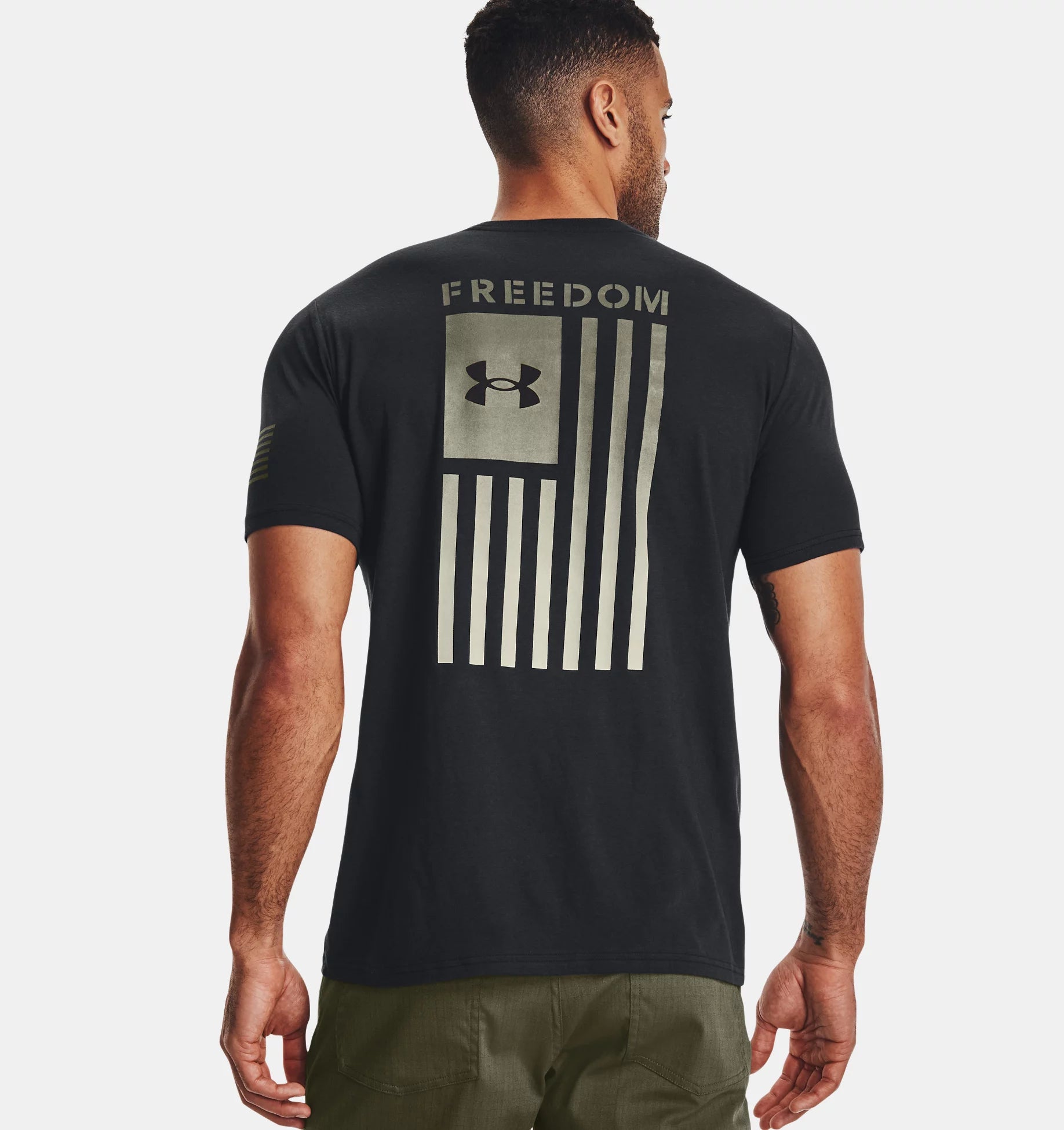 Under Armour UA Freedom Flag Gradient T-Shirt 1377056 - Newest Arrivals