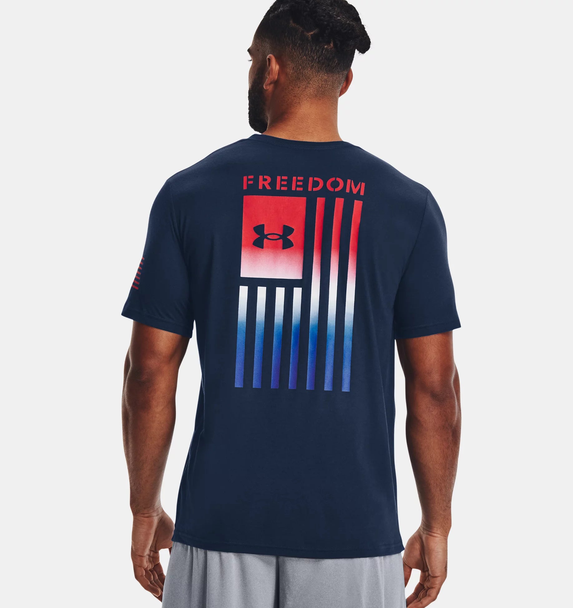 Under Armour UA Freedom Flag Gradient T-Shirt 1377056 - Newest Arrivals