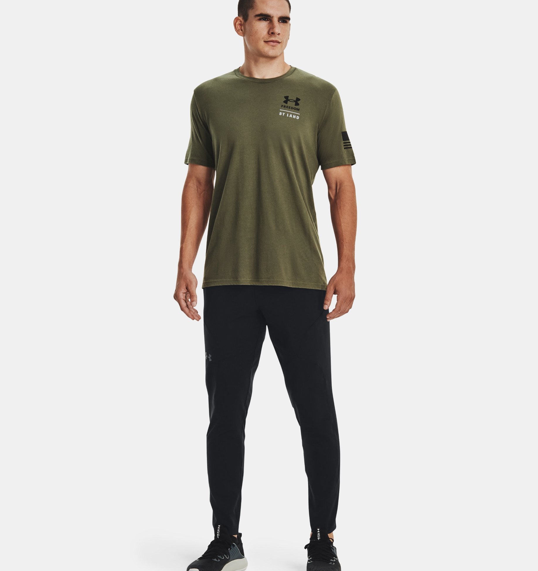 Under Armour UA Freedom By Land T-Shirt 1377071 - Newest Arrivals