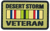 Voodoo Tactical Desert Storm Veteran Patch 07-0810000000 - Morale Patches