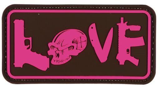 Voodoo Tactical Tactical Love Patch 07-0905 - Fuchsia