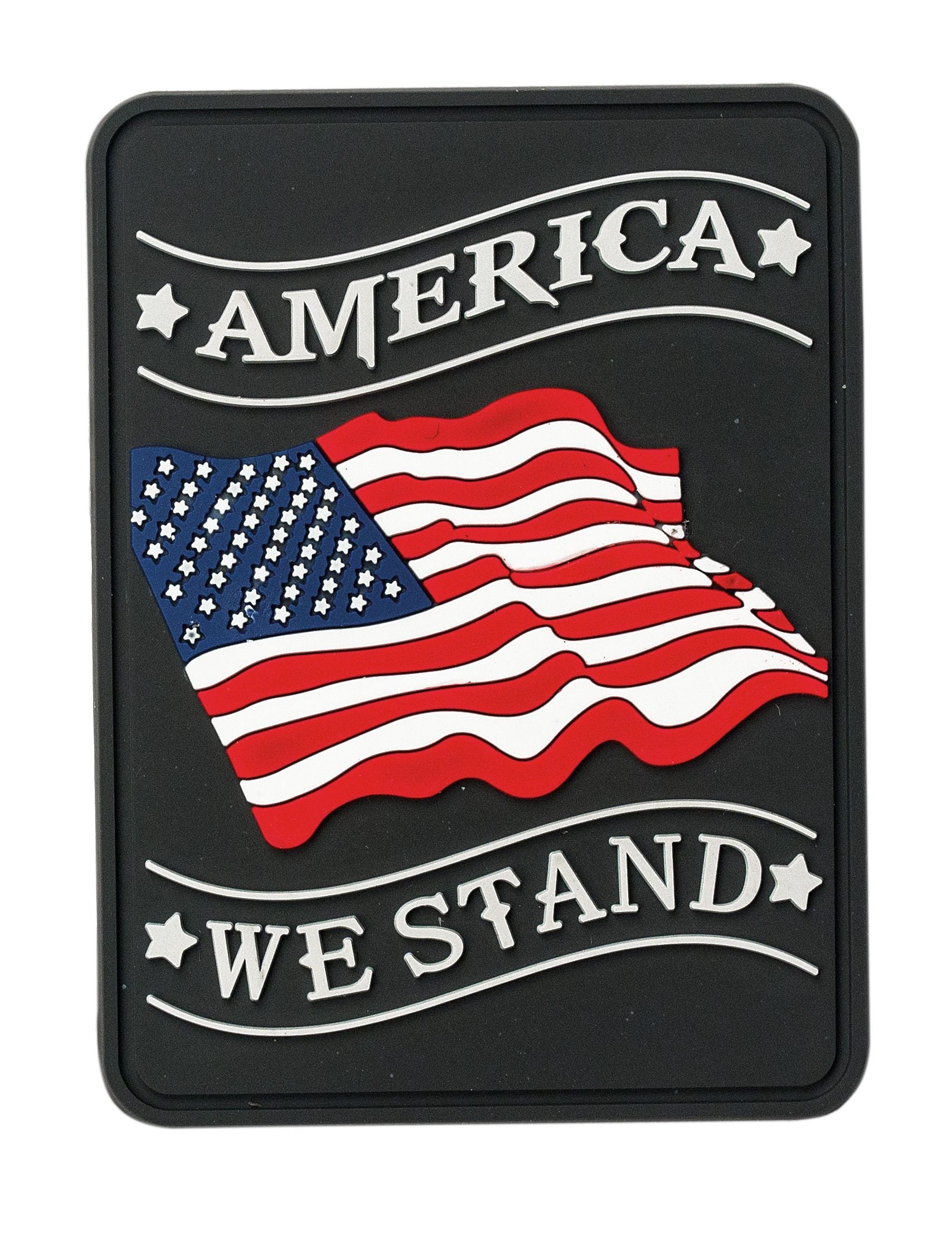 Voodoo Tactical Rubber Patch - America We Stand 07-0984 - Morale Patches