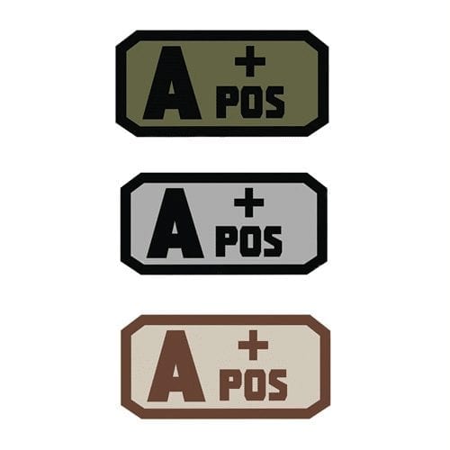 Voodoo Tactical Blood Type A+ Patch 07-0991 - Miscellaneous Emblems