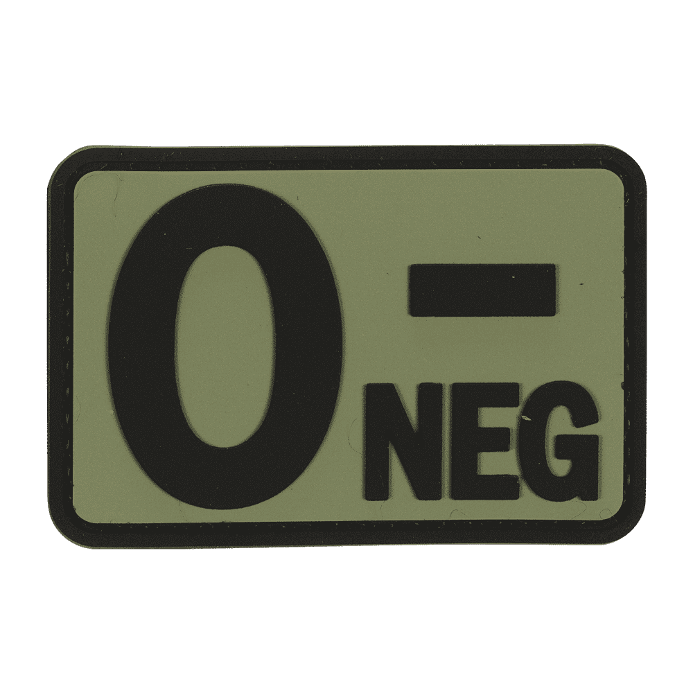 Voodoo Tactical Blood Type O- Patch 07-0996 - Miscellaneous Emblems