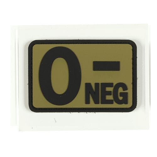 Voodoo Tactical Blood Type O- Patch 07-0996 - Miscellaneous Emblems