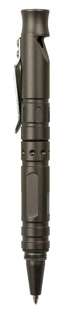 Voodoo Tactical The Grunt Compact Whistle, Glass Breaker Pen - (Gray) - Whistles and Accessories