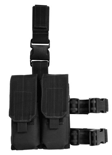 Voodoo Tactical Drop Leg Platform with Attached M4/M16 Double Mag Pouch 20-9308 - Tactical & Duty Gear