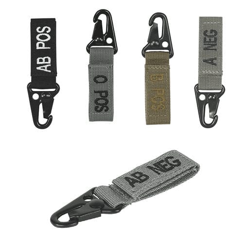 Voodoo Tactical Embroidered Blood Type Tags (O+) 20-9726 - Tactical &amp; Duty Gear