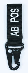 Voodoo Tactical Embroidered Blood Type Tags (AB+) - Tactical &amp; Duty Gear