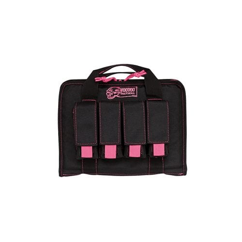 Voodoo Tactical Pistol Case with Magazine Pouches 25-0017 - Range Bags and Gun Cases