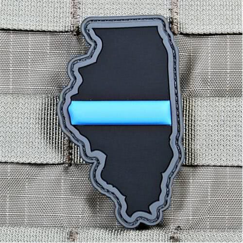 Violent Little Machine Shop United States In Thin Blue Line Patches - Illinois