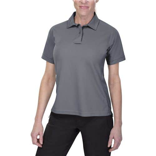 Vertx Coldblack Women's Short Sleeve Polo - Grey, L