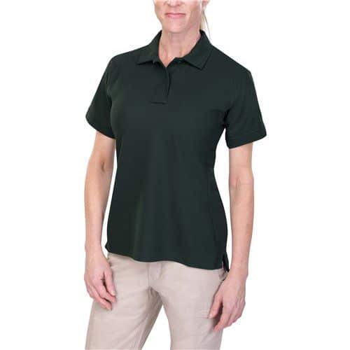 Vertx Coldblack Women's Short Sleeve Polo - Spruce Green, L