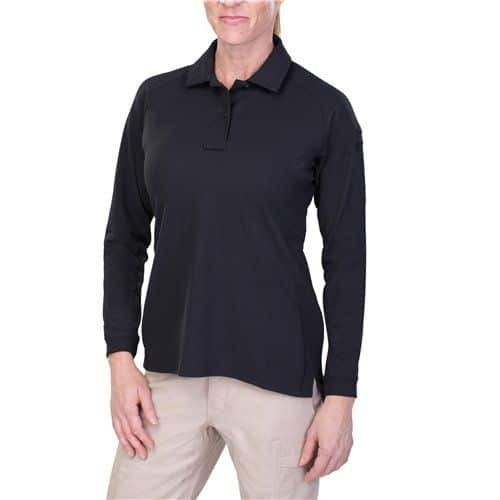 Vertx Coldblack Women's Long Sleeve Polo - Navy, L