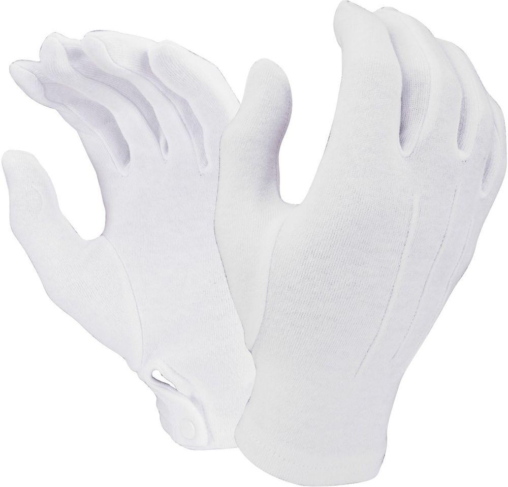Hatch White Cotton Parade Gloves WG1000S - Clothing & Accessories