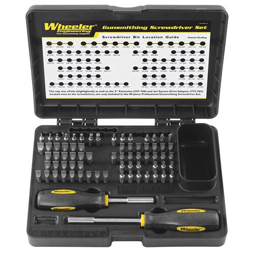 Wheeler Engineering Professional Gunsmithing Screwdriver Set 72 pc 776737 - Newest Arrivals