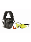 Walkers Pro-Low Profile Folding Muff/Glasses/Plugs Combo GWP-FPM1GFP - Shooting Accessories