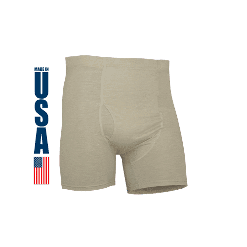 XGO Flame Retardant Phase 1 Boxer Brief - Tan, S