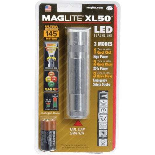 Maglite XL50 LED 3 AAA-Cell Flashlight - Tactical & Duty Gear