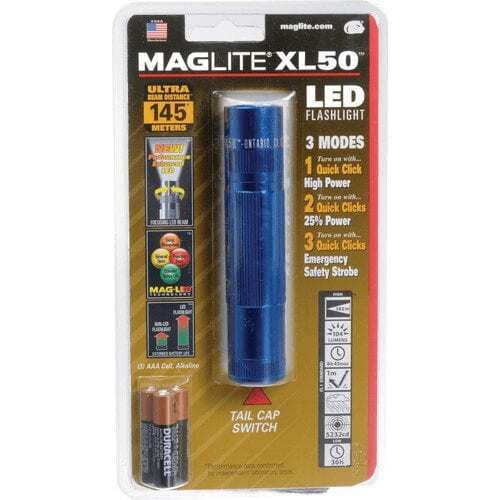 Maglite XL50 LED 3 AAA-Cell Flashlight - Tactical &amp; Duty Gear