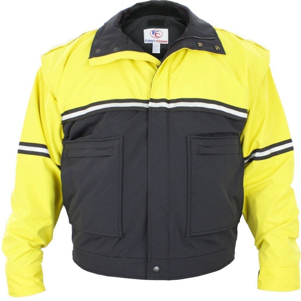 First Class Waterproof Zip-Off Sleeve Bike Patrol Jacket with Removable Liner - Bike Patrol Clothing