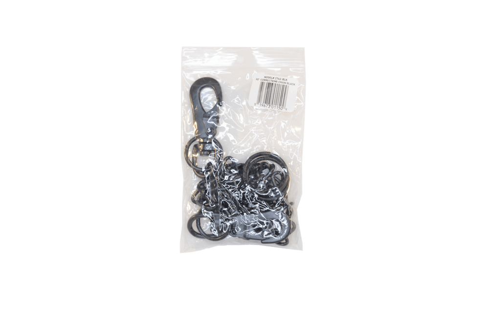 Zak Tool Corrections Key Ring Chain - Length: 30 - Color: Nickel. Lifetime Guarantee. ZT62-BLK - Tactical &amp; Duty Gear