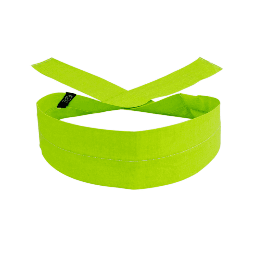 Zan Headgear Cooldanna - Hi-Viz Lime, Cotton