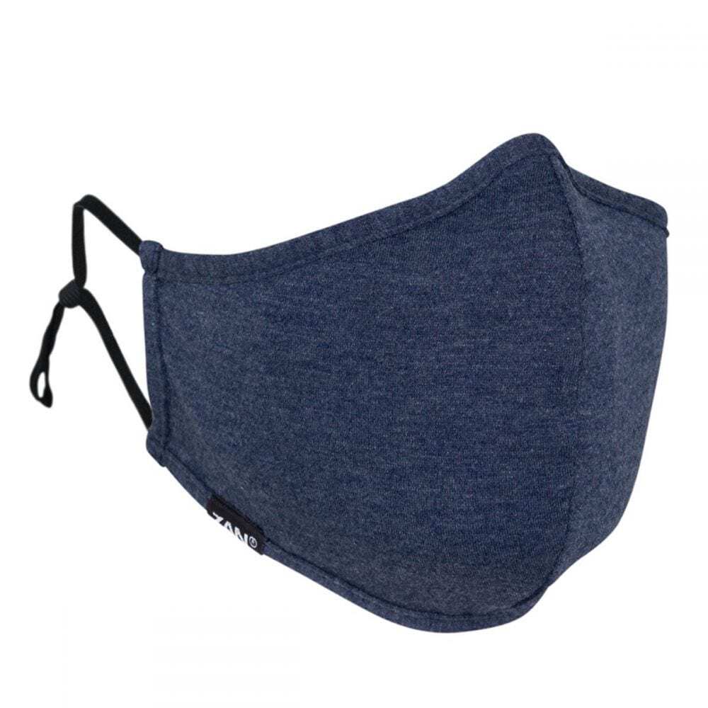 Zan Headgear Adjustable Face Mask with PM2.5 Filter - Navy