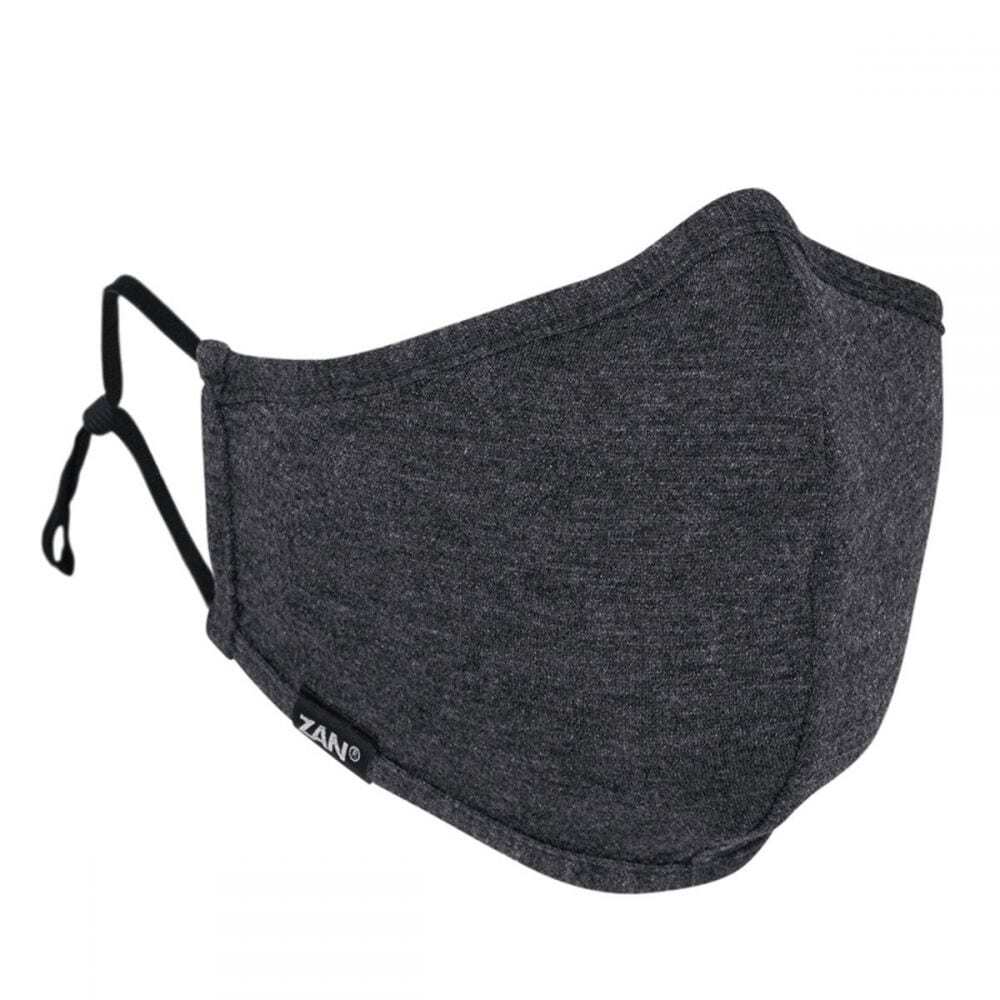 Zan Headgear Adjustable Face Mask with PM2.5 Filter - Gray