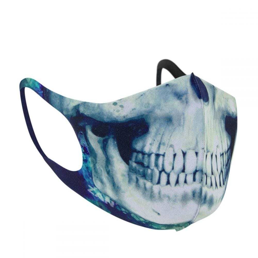 Zan Headgear Lightweight Face Mask 2-Pack - Paint Skull
