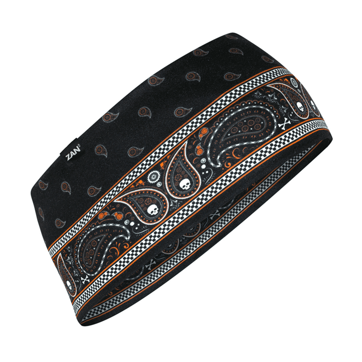 Zan Headgear Headband SportFlex Series - Black/Orange