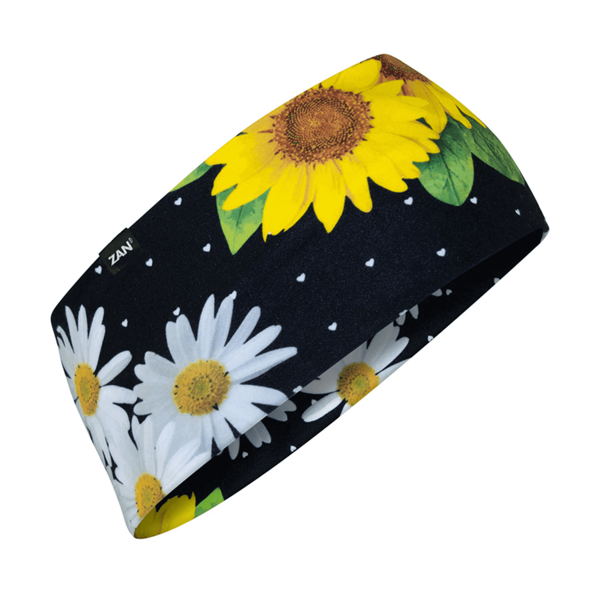 Zan Headgear Headband SportFlex Series - Sunflower Festival