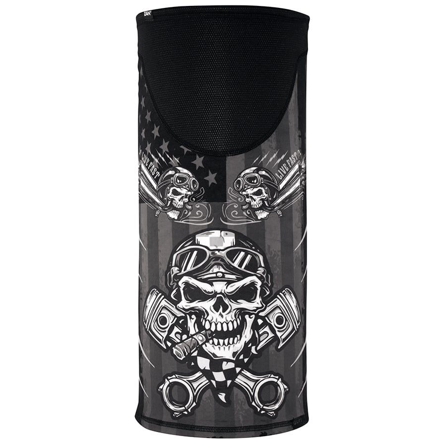 Zan Headgear Motley Tube® SportFlex® Series - Biker Skull